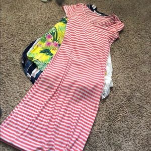 JUST LOVE Striped MAXI DRESS